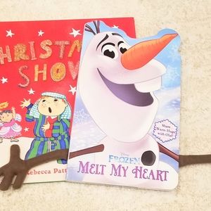 Lot of 2 Children's Holiday Christmas Books School Party Gift Exchange
